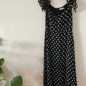 Reformation dot dress